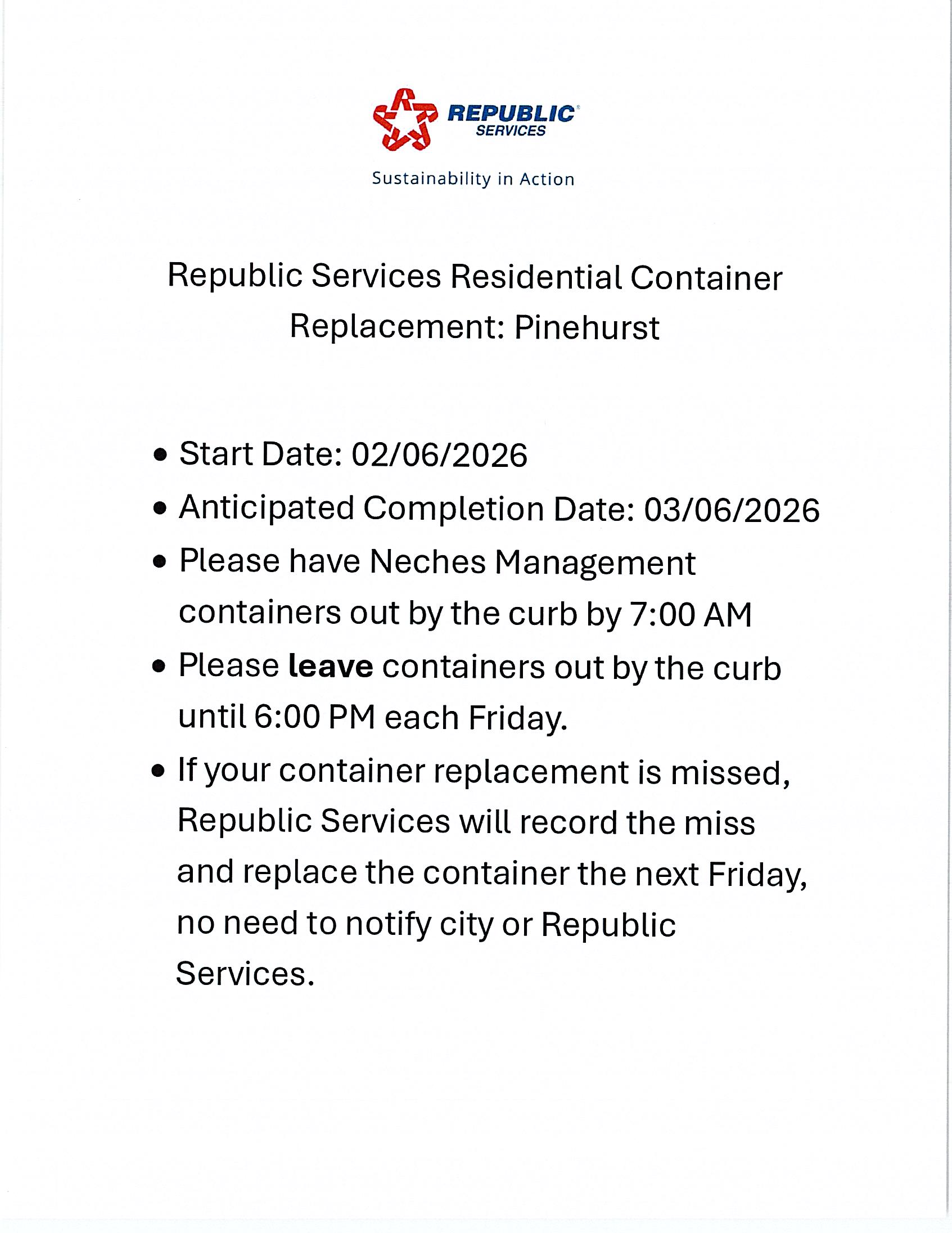 Republic Replace Cart